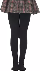 Girls Winter Warm Fleece Lined Tights Thick Dance Tights - Picture 1 of 6