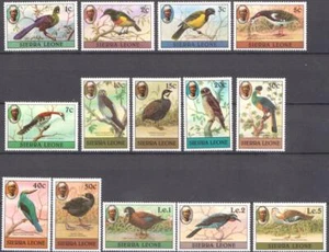 ESTAMPILLAS TP737-SIERRA LEONA 1994 PÁJAROS/COMETA/PÁGUILA/OBISPO ROJO SC1734-7 montadas sin montar o nunca montadas - Imagen 1 de 1