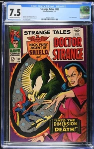 Strange Tales #152 CGC 7.5 Marvel Comics 1967 Umar App Doctor Strange Nick Fury - Picture 1 of 2