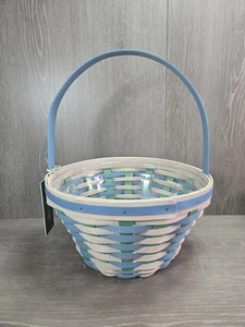 Longaberger 2023 Cesto pasquale medio blu scuro con protettore NUOVO! - Foto 1 di 8