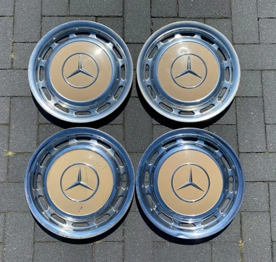 Mercedes W108 W114 W115 W116 W123 R107 Rad Kappe Kappen 14 Zoll Sand Beige 444 - Bild 1 von 4