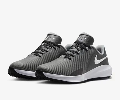 Nike Infinity Next Nature Golf Shoes Mens SZ 12 WIDE FN0565-001 White Black Gray - Image 1 of 4