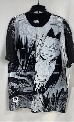 Camiseta Primitive X Outkast x Naruto Hombre Estampado Cuervo Negro L Foto 1 de 4