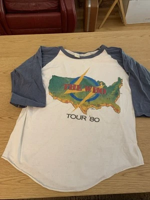 Vintage Original The Who Tour '80 Foto 1 de 3