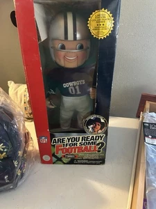 Vtg. Dallas Cowboys NFL Rockin Randall Doll Monday Night Football Talking Doll - Picture 1 of 5