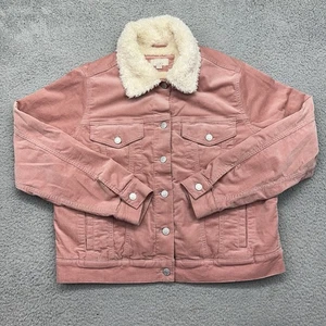 Loft 595380 Giacca donna rosa medio sherpa foderata velluto a coste 6 bottoni 70308 10028 - Foto 1 di 12