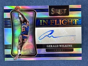 2021-22 Panini Select In-Flight Silver Gerald Wilkins Autograph Knicks /299 - Bild 1 von 2
