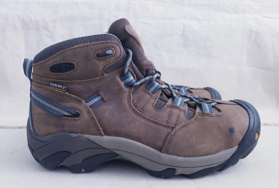 Botas de trabajo utilitarias Keen Dry impermeables con puntera de acero para hombre 10,5 ASTM F2413-11 Foto 1 de 4