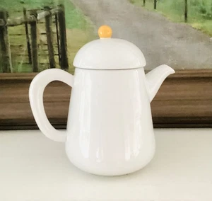 IKEA Sweden Dinera White Coffee/Tea Pot 8 Cup modern minimalist Scandinavian - Picture 1 of 14