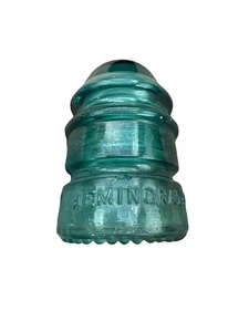 Hemingray n.12 brevetto color acqua 2 maggio 1893 isolatore vetro vintage - Foto 1 di 4