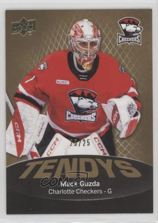 2022-23 Upper Deck AHL Tendys Gold /25 Mack Guzda #T-2 - Image 1 of 2