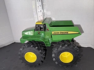 JOHN DEERE Dump Truck W/Sound & Shacking Monster Treads Gently Used - Picture 1 of 7