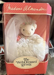 Madame Alexander The Well Dressed Bears Bride Wedding Dress Collectible - Picture 1 of 2