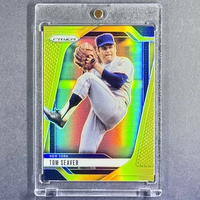 TOM SEAVER 2025 PANINI PRIZM #33 GOLD PRIZM SSP /10 - Image 1 of 2