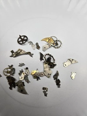 reloj bolsillo puente lote escape cuarto balance americano suizo piezas rueda reparación Foto 1 de 4