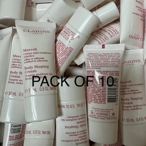 Crema modeladora corporal Clarins Masvelt tamaño de viaje 0,9 OZ paquete de 10 - Imagen 1 de 1