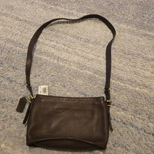 NUEVO Bolso Bandolera Coach Vintage H7C-9802 Cuero Marrón Clásico - Imagen 1 de 11