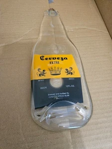 Cerveza Extra Beer 12oz Mexico Barware Home Decorative Wall Hanging Glass Bottle - Picture 1 of 3