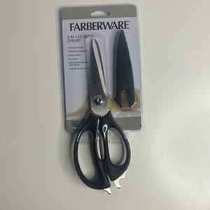 Farberware Classic 4‑In‑1 Ultimate Shears W/Non-Slip Handles Kitchen Shears NIP - Picture 1 of 10
