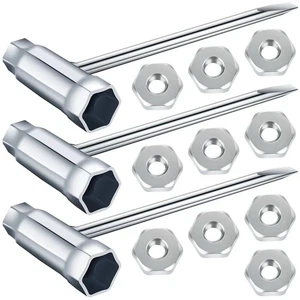 3PCS 13 x 19 mm Chainsaw Wrench with 10 PCS Sprocket Cover Bar Nut Replacemen... - Picture 1 of 7