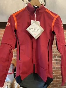 Castelli Men's Perfetto ROS Convertible Cycling Jacket M L XL red goretex - Picture 1 of 4