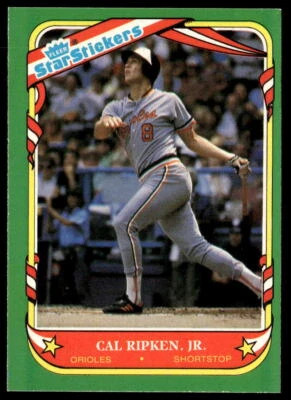 1987 Fleer Star Stickers #101 Cal Ripken Jr.   Baseball Baltimore Orioles - Image 1 of 2