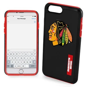 FOCO NHL Chicago Blackhawks Hybrid Case For iPhone 8+, 7+, 6S+, 6+ (5.5") - Picture 1 of 1