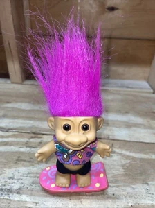 Vintage 1990's SKATEBOARD / SKATEBOARDER - 5" Russ Troll Doll - Picture 1 of 7