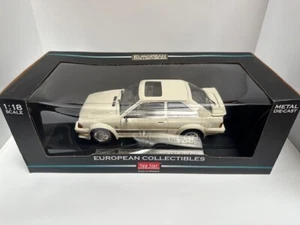 Sunstar 1/18 Scale Diecast 1984 Ford Escort MK3 RS Turbo White-4963R DAMAGED BOX - Picture 1 of 6