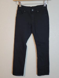 fried denim jeans boys size 10 slim straight stretch black - Picture 1 of 11