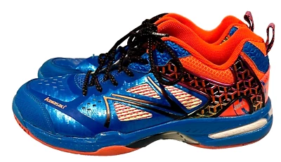 Zapatos de Gimnasio Kawasaki Bádminton Unisex Talla 8.5 Naranja/Azul Serie KuanFeng K-616 Foto 1 de 4
