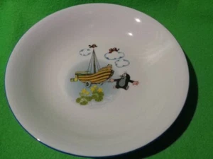 Suppenteller  Krtek  Maulwurf Kapitän auf dem Segelboot Titanic 20 cm von Thun - Bild 1 von 1