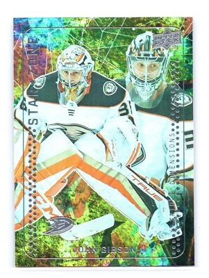 2023 Upper Deck Series 1 #SZ-23 John Gibson Star Zone Ducks - Image 1 of 2