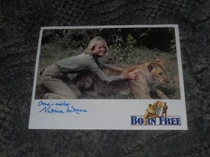 VIRGINIA MCKENNA - KOSTENLOS GEBOREN - 10x8 FOTO SIGNIERT - (36) - Bild 1 von 3