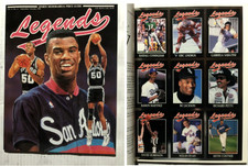 David Robinson Legends Sports Memorabilia Sept/Oct 1991 Issue ~ Cards intact