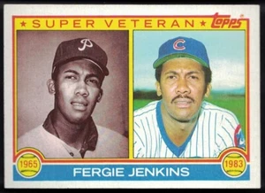 1983 Topps #231 Fergie Jenkins - Super Veterano - Filis, Cachorros de Chicago - Imagen 1 de 2