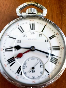 OMEGA LOUIS BRANDT CCR LIMITED R&R, RARE 16 SZ POCKET WATCH SERVICED 1910 - Picture 1 of 16