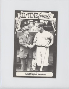 1973-79 TCMA All-Time Greats Postcard Back Babe Ruth John McGraw #JMBR HOF