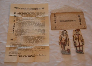 Sobre de instrucciones de dispositivo de adivinación de hojas sensibles chinas de China de 1800 - Imagen 1 de 10