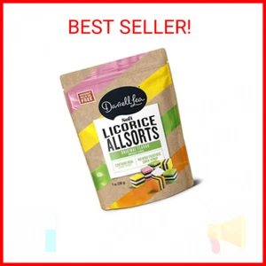 Soft Australian Licorice Allsorts - Darrell Lea 7oz Bag - NON-GMO & NO HFCS - Picture 1 of 2