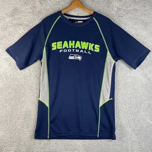 T-shirt maglietta calcio NFL Seattle Seahawks uomo media manica corta - Foto 1 di 4