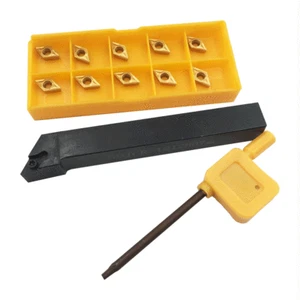 SDJCR1212H07 + DCMT070204 10x100 mm Drehmaschine Außendrehwerkzeughalter - Bild 1 von 8