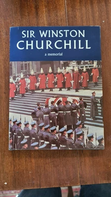 Sir Winston Churchill - A Memorial 1965 Hardback Book - Image 1 of 2