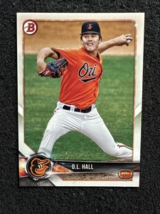 D.L. HALL 2018 Bowman Baseball QTY #BP107 Baltimore Orioles - Picture 1 of 2