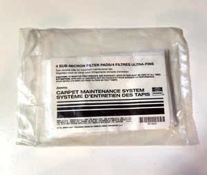 Amway Carpet Maintenance System - Sub-Micron Filter Pads 4 Pack - AD-6620 - NOS - Picture 1 of 3