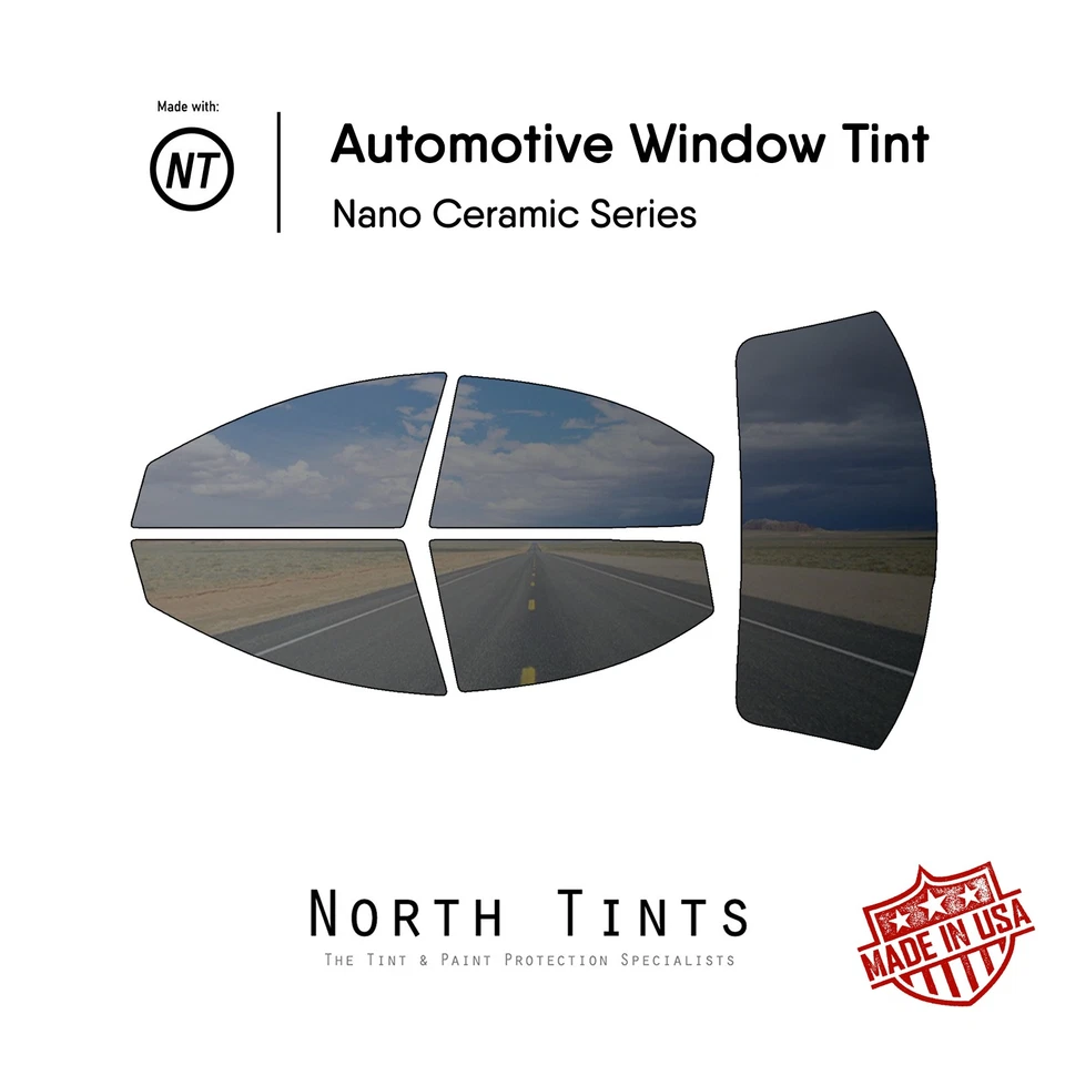 Película de tinte de ventana precortada nano cerámica vidrio para automóvil para Chrysler Concorde 2001-2004 Foto 1 de 4