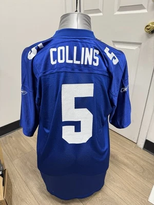 Camiseta de los New York Giants Kerry Collins para hombre NFL Reebok azul blanco talla XXL camisa Foto 1 de 4