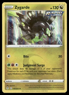 SWSH07: Evolving Skies #118/203 Zygarde - Image 1 of 2