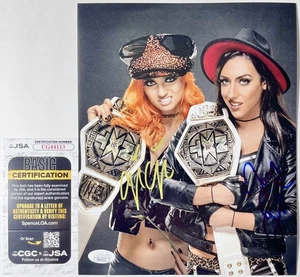 WWE NXT Gigi Dolin & Jacy Jayne Signed Toxic Attraction 8x10 Photo B JSA COA - Picture 1 of 1