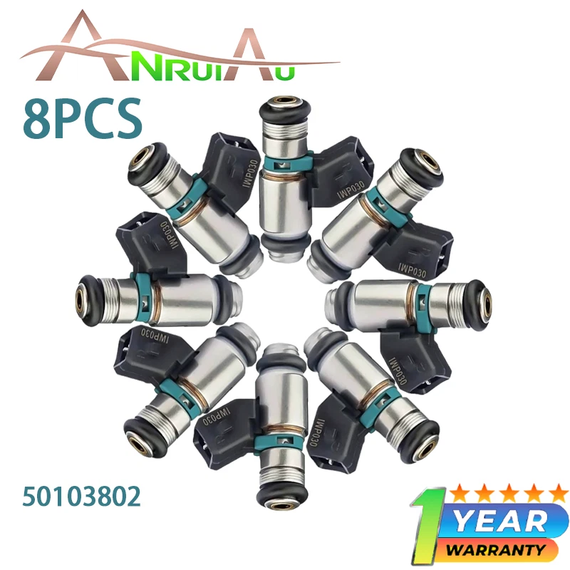8PCS Fuel Injectors for Fiat Linea Mitsubishi Pajero 1.8L 1.9L 2.0L 2003-2012 Foto 1 de 4